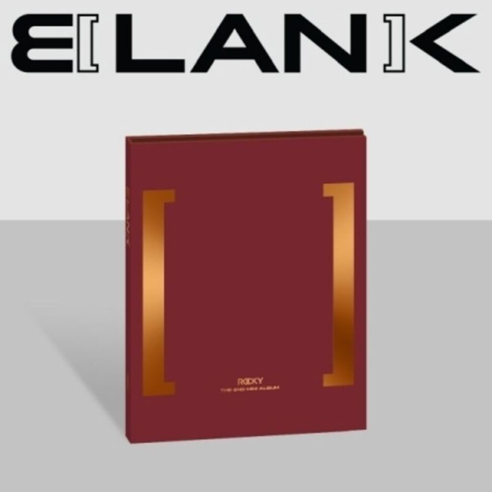 Rocky - Blank - Burgundy Version - incl .6 Lyrics Postcards, Handwritten Sticker